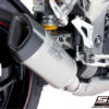 SC Project SC1 R T22 90T Slip On Titanium Exhaust Triumph Speed Triple 1050 3