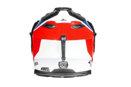 Touratech Red Blue Aventuro Carbon 2 Sport Duel Sport Helmet 3