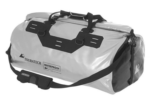 Touratech Silver Black Dry Bag Adventure Rack Pack Luggage Bag