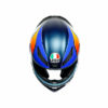 AGV K1 Power Matt Dark Blue Orange White Full Face Helmet 2