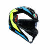 AGV K5 S Core Gloss Black Cyan Fluorescent Yellow Full Face Helmet
