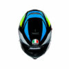 AGV K5 S Core Gloss Black Cyan Fluorescent Yellow Full Face Helmet 3
