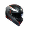 AGV K5 S Multi Plk Thunder Matt Black White Red Full Face Helmet