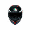 AGV K5 S Multi Plk Thunder Matt Black White Red Full Face Helmet 2
