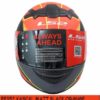 LS2 FF352 Kascal Matt Black Orange Full Face Helmet 1