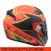 LS2 FF352 Kascal Matt Black Orange Full Face Helmet