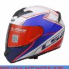 LS2 FF352 Kascal Matt White Blue Red Full Face Helmet