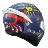 AGV K1 Top White Zoo Blue Gloss Blue Yellow Green Red Full Face Helmet 1