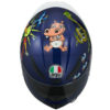 AGV K1 Top White Zoo Blue Gloss Blue Yellow Green Red Full Face Helmet 2
