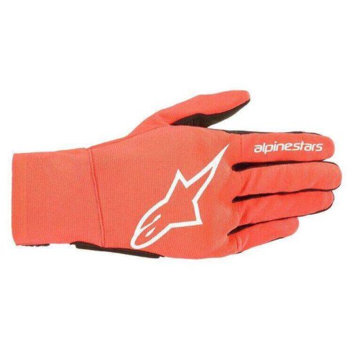 Alpinestars Reef Fluorescent Red White Black Riding Gloves