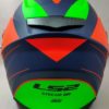 LS2 FF320 Stream Evo Stash Matt Navy Blue Orange Full Face Helmet 1