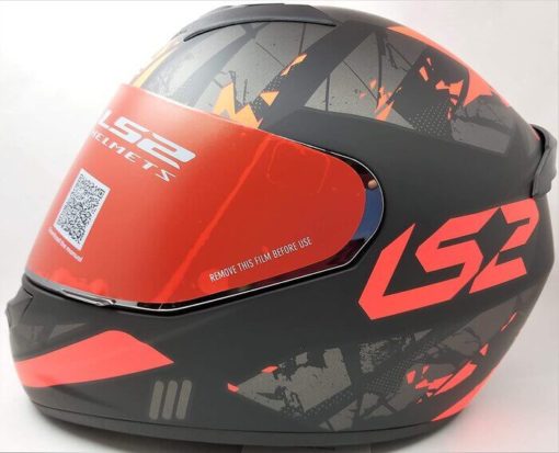 LS2 FF352 Palimenesis Matt Black Orange Full Face Helmet