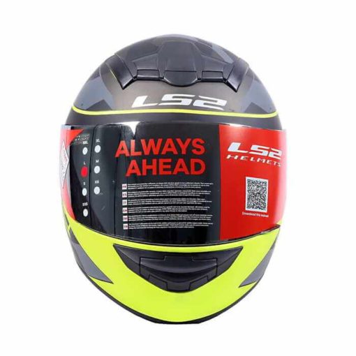 LS2 FF352 Recruit Matt Black Fluorescent Yellow Full Face Helmet 1