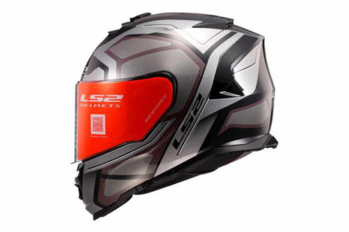 LS2 FF800 Storm Faster Gloss Titanium Full Face Helmet