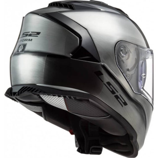 LS2 FF800 Storm Jeans Gloss Titanium Full Face Helmet 1 4