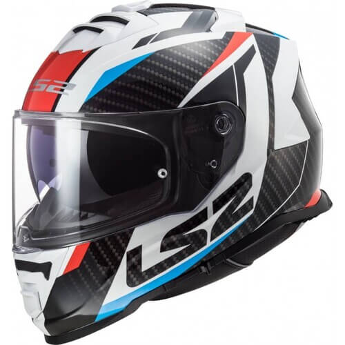 LS2 FF800 Storm Racer Gloss Blue Red Full Face Helmet