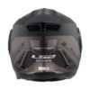 LS2 FF902 Scope Axis Matt Black Titanium Flip Up Helmet 1