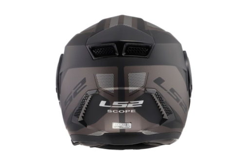 LS2 FF902 Scope Axis Matt Black Titanium Flip Up Helmet 1