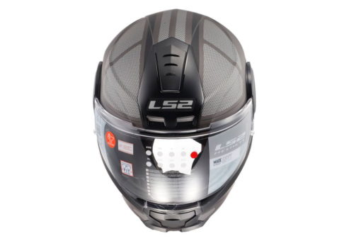 LS2 FF902 Scope Axis Matt Black Titanium Flip Up Helmet 2
