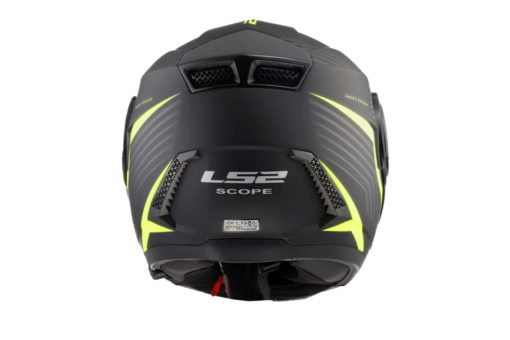 LS2 FF902 Scope Skid Matt Black Fluorescent Yellow Flip Up Helmet 1