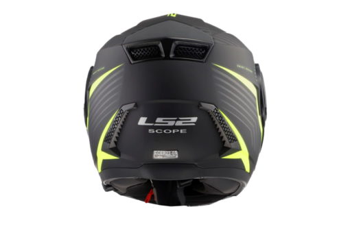 LS2 FF902 Scope Skid Matt Black Fluorescent Yellow Flip Up Helmet 1