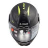 LS2 FF902 Scope Skid Matt Black Fluorescent Yellow Flip Up Helmet 2