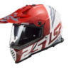 LS2 MX436 Pioneer Evo Evolve Matt Red White Dual Sport Helmet