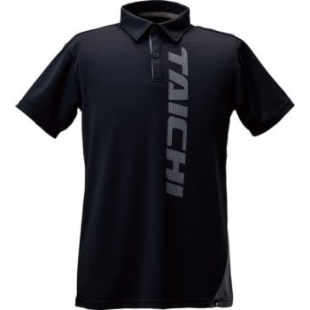 RS TAICHI C R Polo Tshirt Slant Black Inner wear