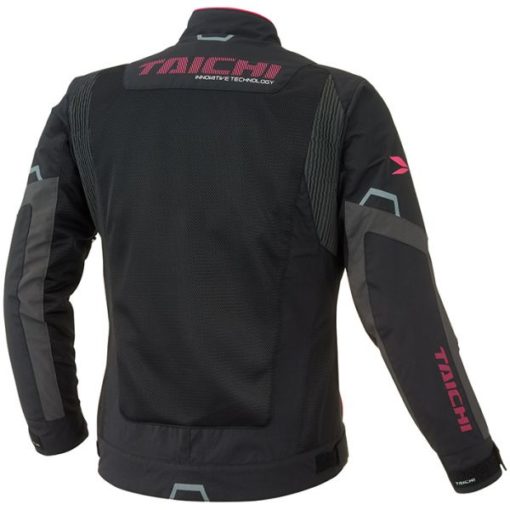 RS Taichi Cross Over Mesh Women Black Pink Riding Jacket 2