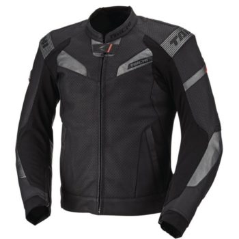 Rs Taichi GPX Raptor Perforated Leather Black Riding Jacket