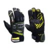 TBG Flair Black Fluorescent Yellow Riding Gloves 1 1 1