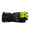 TBG Sport v2 Black Fluorescent Green Riding Gloves 2