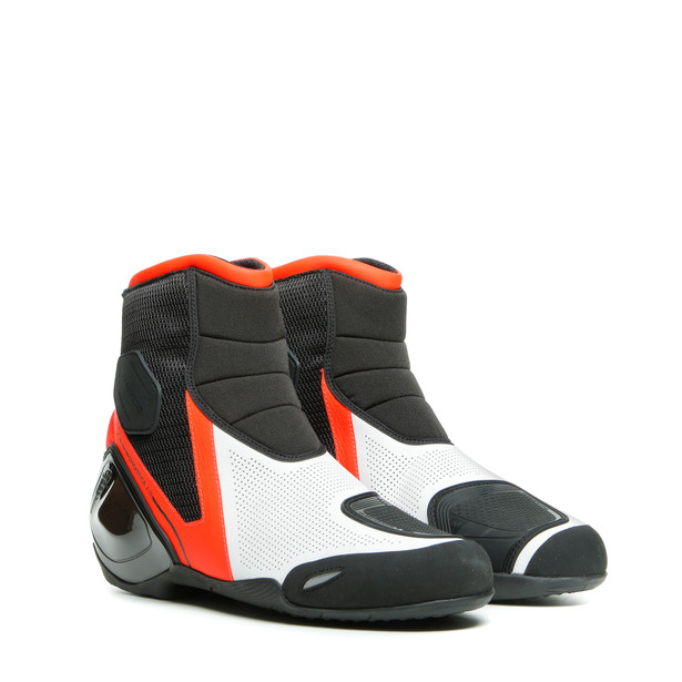 Dainese Dinamica Air Black Fluorescent Red White Riding Boots