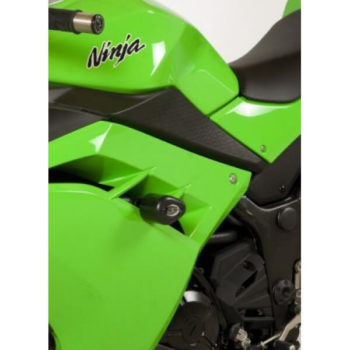 R G Black Aero Style Crash Protectors for Kawasaki Ninja 300 2012 2018 1