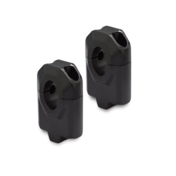 SW Motech 20mm Handlebar Risers for 22mm Handlebar Black