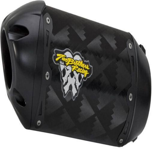 Two Brothers Dual Slip On Typhoon Carbon Exhaust for Suzuki Hayabusa 2008 2017
