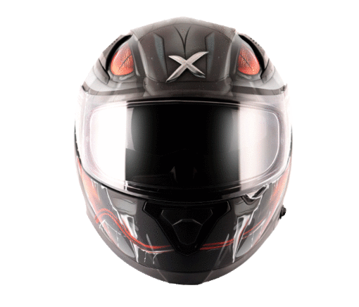 AXOR APEX Venomous Gloss Black Grey Full Face Helmet