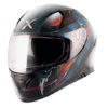AXOR APEX Venomous Matt Black Blue Full Face Helmet