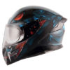 AXOR APEX Venomous Matt Black Blue Full Face Helmet 2