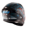 AXOR APEX Venomous Matt Black Blue Full Face Helmet 3
