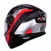 AXOR Apex Crypto Matt Black Red Full Face Helmet 1