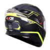 AXOR Apex Grid Gloss Black Fluorescent Yellow Full Face Helmet 1