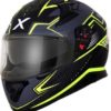 AXOR Apex Grid Matt Black Fluorescent Yellow Full Face Helmet