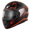 AXOR Apex Grid Matt Black Orange Full Face Helmet