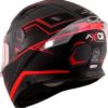 AXOR Apex Grid Matt Black Red Full Face Helmet 1