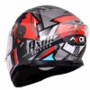 AXOR Apex Liberty Gloss Black Red Full Face Helmet 1