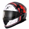 AXOR Apex Liberty Gloss Black Red Full Face Helmet