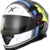 AXOR Apex Liberty Matt Black Fluorescent Yellow Full Face Helmet