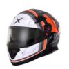 AXOR Apex Liberty Matt Black Orange Full Face Helmet