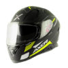 AXOR Apex Turbine Gloss Black Fluorescent Grey Full Face Helmet